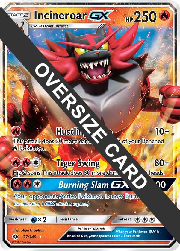 Incineroar GX 27 149 027/149 (Jumbo Cards)  - Holofoil | Good Games Adelaide SA