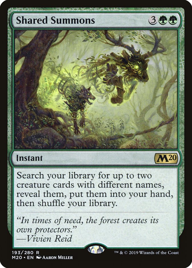 Shared Summons [Core Set 2020] | Good Games Adelaide SA