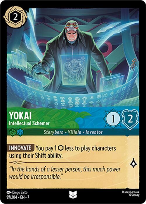 Yokai Intellectual Schemer 97/204 (Archazia's Island)  - Cold Foil | Good Games Adelaide SA