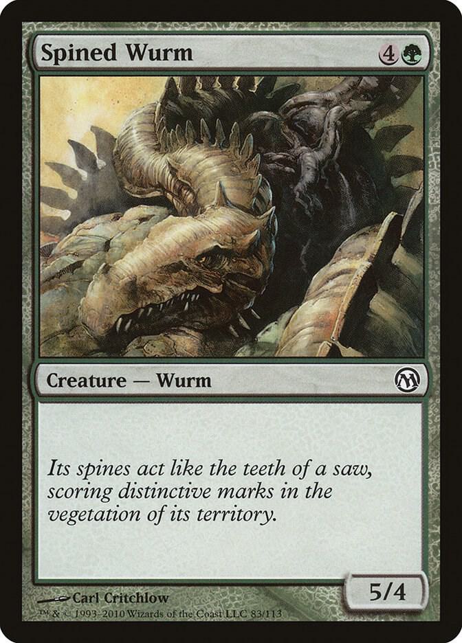 Spined Wurm 83 (Duels of the Planeswalkers)  | Good Games Adelaide SA