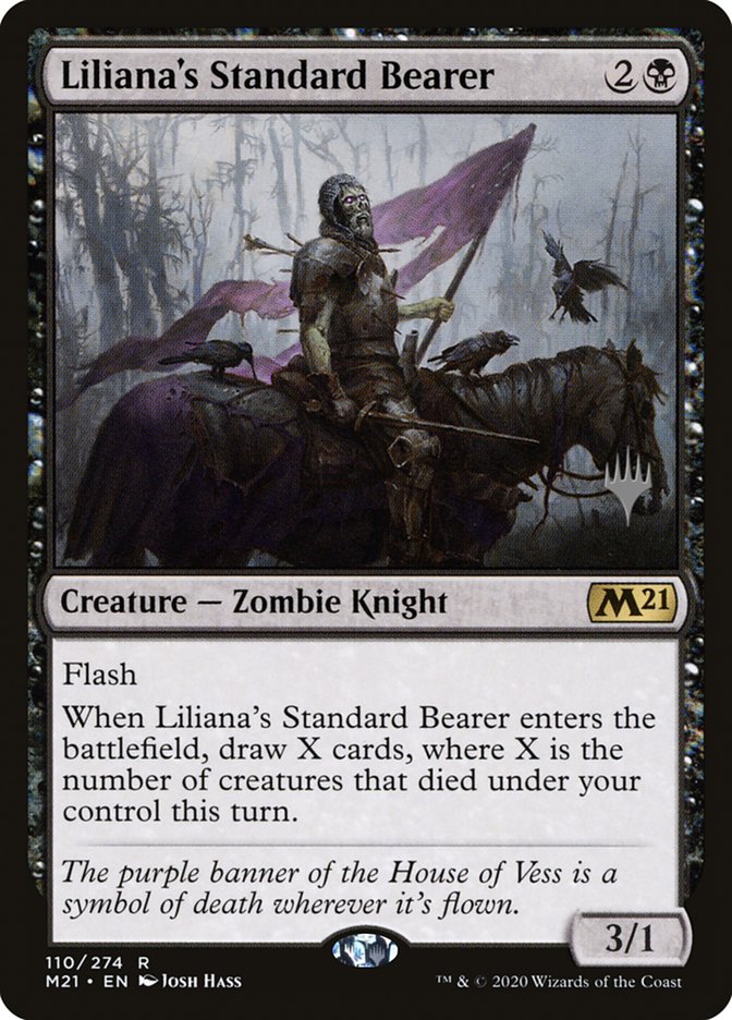 Liliana's Standard Bearer (Promo Pack) [Core Set 2021 Promos] | Good Games Adelaide SA