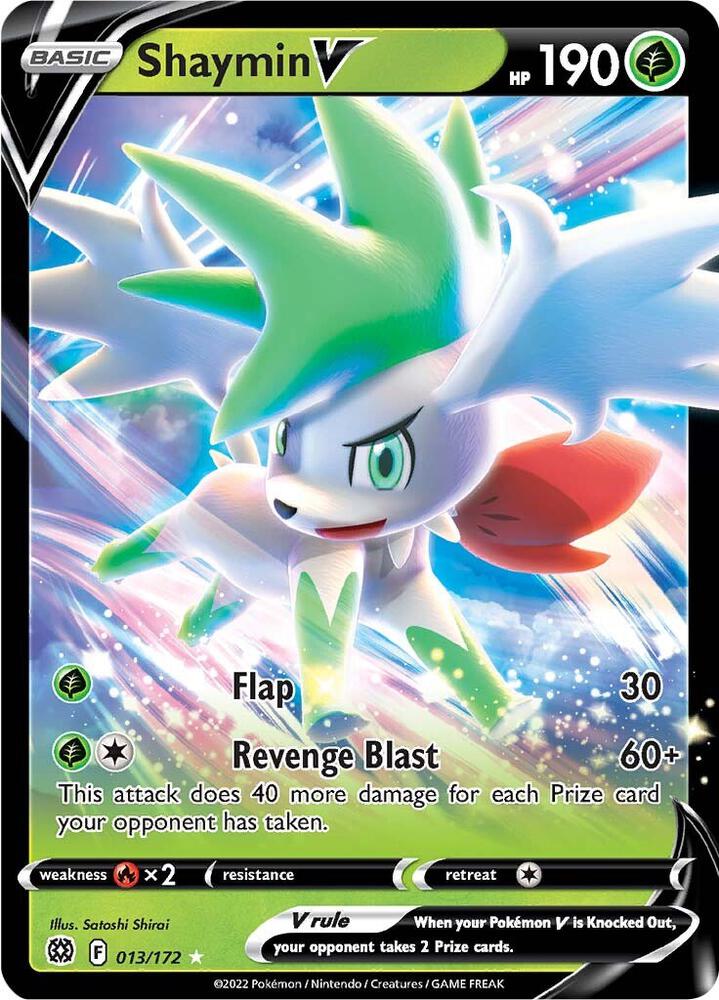 Shaymin V 013/172 (SWSH09: Brilliant Stars)  - Holofoil | Good Games Adelaide SA