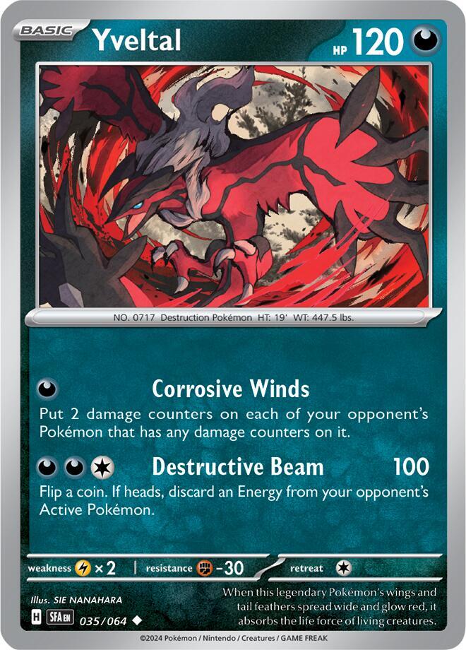 Yveltal 035/064 (SV: Shrouded Fable)  | Good Games Adelaide SA