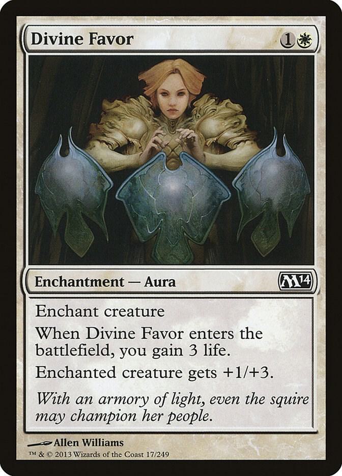 Divine Favor 17 (Magic 2014 (M14))  - Foil | Good Games Adelaide SA