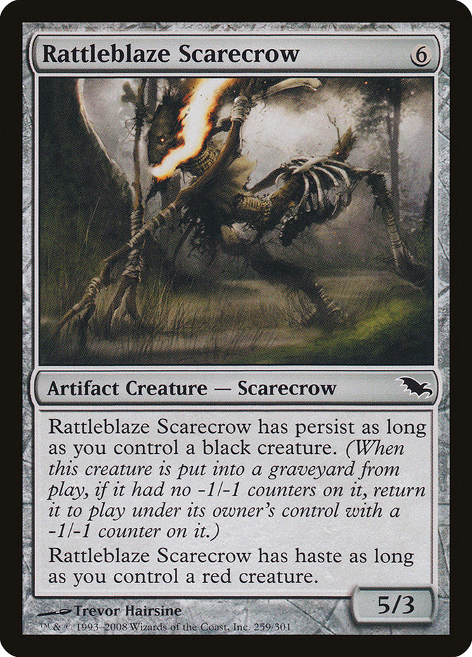 Rattleblaze Scarecrow 259 (Shadowmoor)  - Foil | Good Games Adelaide SA