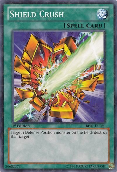 Shield Crush [BP01-EN080] Starfoil Rare | Good Games Adelaide SA