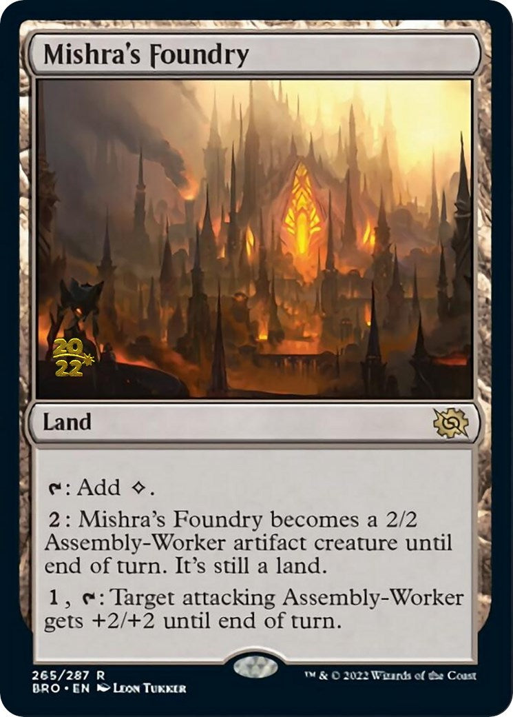 Mishra's Foundry [The Brothers' War: Prerelease Promos] | Good Games Adelaide SA