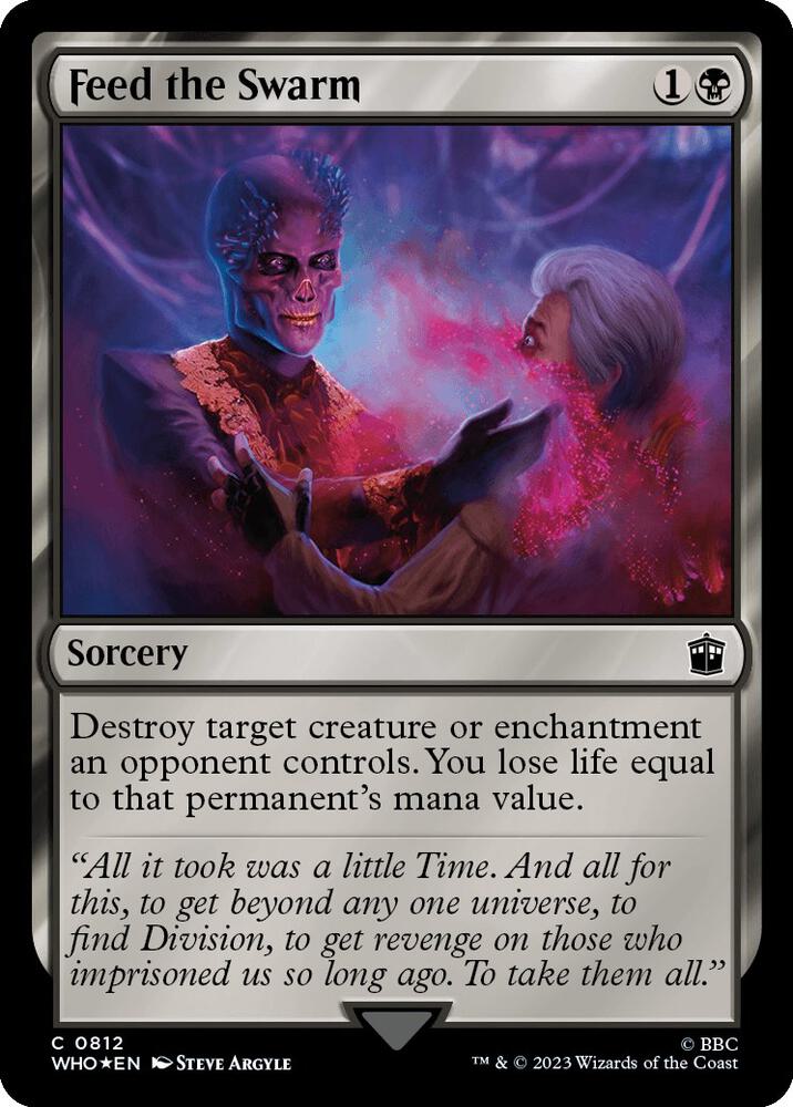 Feed the Swarm 812 (Universes Beyond: Doctor Who)  - Foil | Good Games Adelaide SA