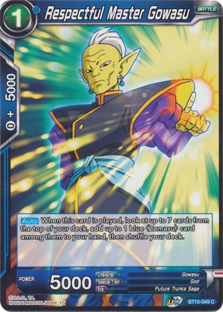 Respectful Master Gowasu [BT10-049] | Good Games Adelaide SA