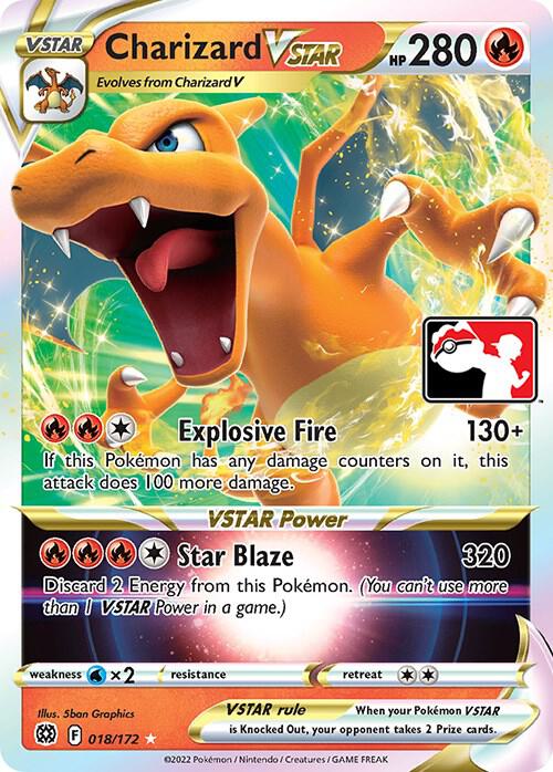 Charizard VSTAR Series 2 018/172 (Prize Pack Series Cards)  - Holofoil | Good Games Adelaide SA