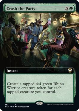 Crash the Party Extended Art 157 (Commander: Streets of New Capenna)  | Good Games Adelaide SA