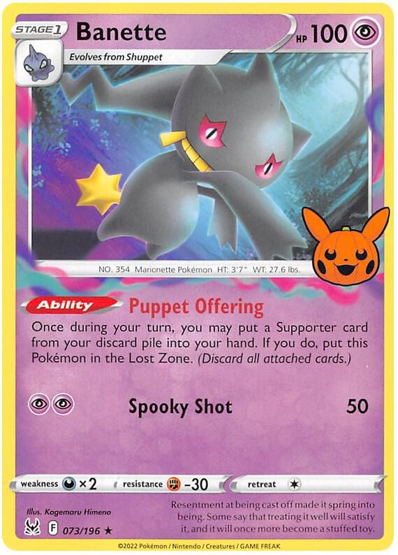 Banette 073/196 (Trick or Trade BOOster Bundle 2023)  | Good Games Adelaide SA