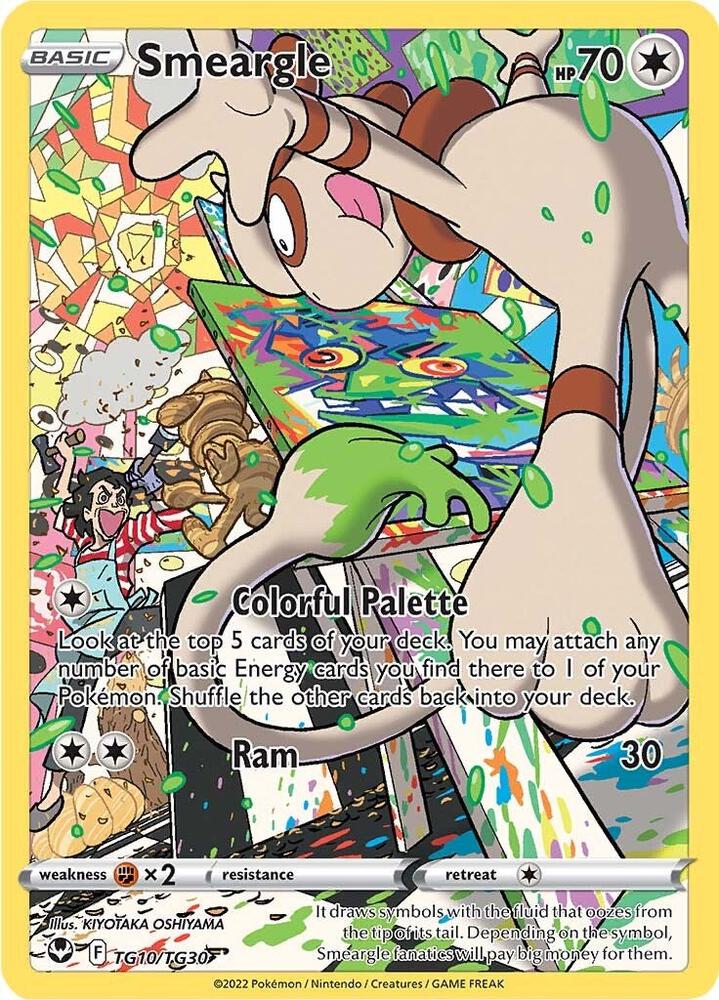 Smeargle TG10/TG30 (SWSH12: Silver Tempest Trainer Gallery)  - Holofoil | Good Games Adelaide SA