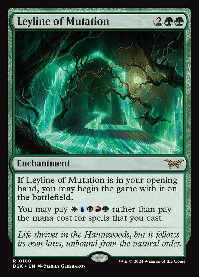 Leyline of Mutation 188 (Duskmourn: House of Horror)  - Foil | Good Games Adelaide SA