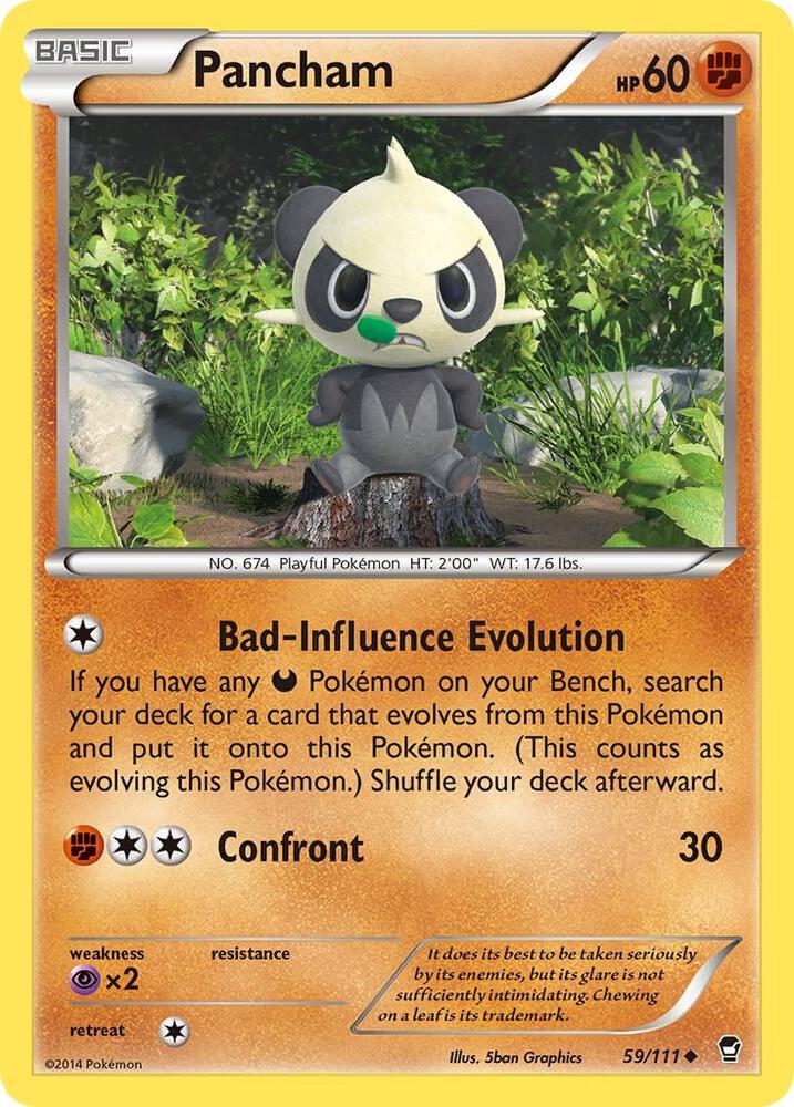Pancham 59 59/111 (XY - Furious Fists)  | Good Games Adelaide SA
