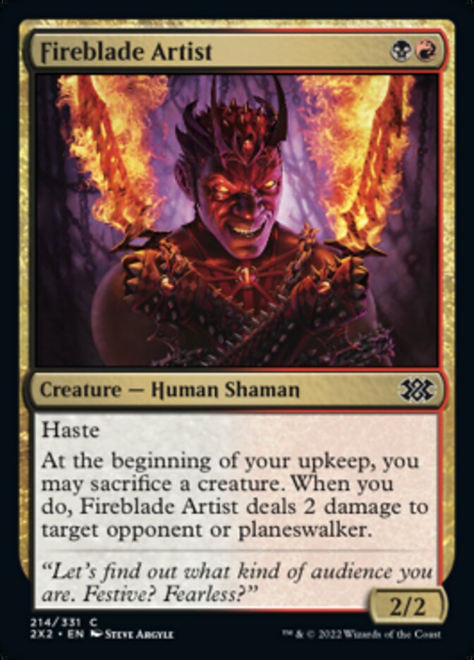Fireblade Artist [Double Masters 2022] | Good Games Adelaide SA