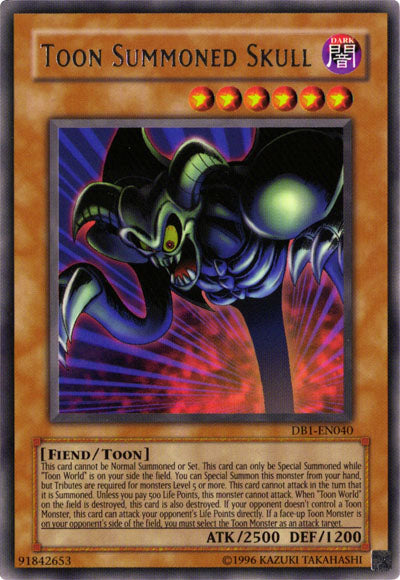 Toon Summoned Skull [DB1-EN040] Rare | Good Games Adelaide SA