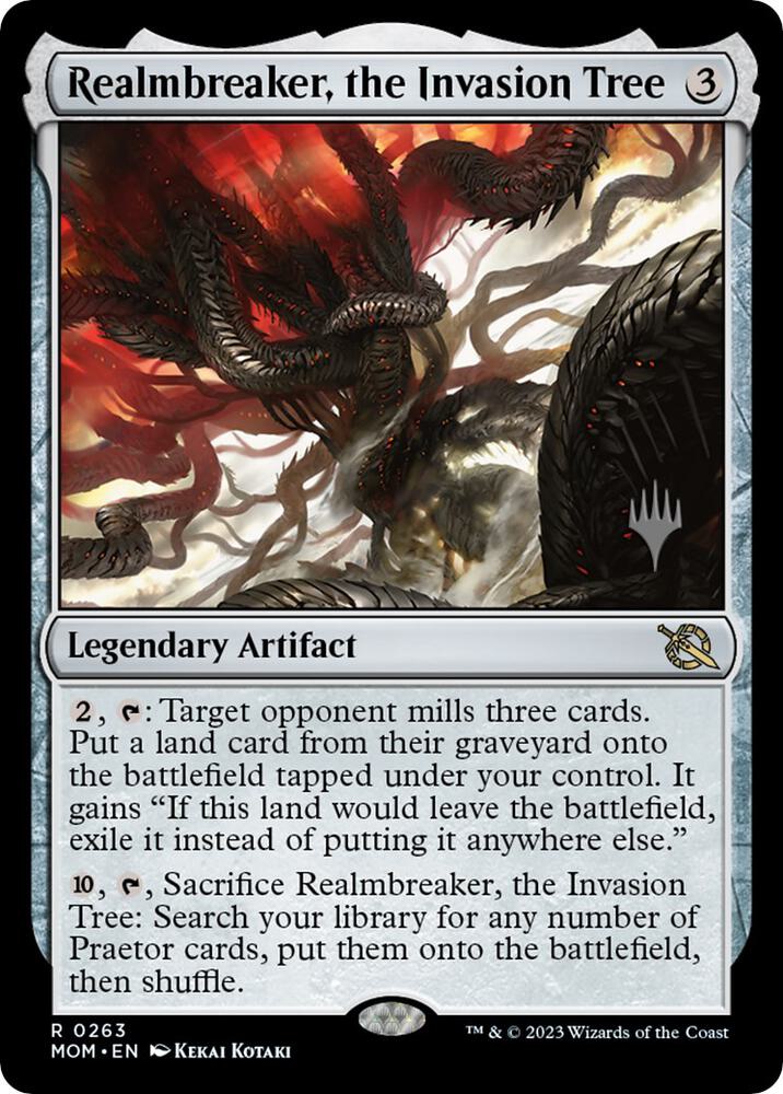 Realmbreaker the Invasion Tree 263 (Promo Pack: March of the Machine)  - Foil | Good Games Adelaide SA