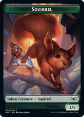 Squirrel // Food (010) Double-sided Token [Unfinity Tokens] | Good Games Adelaide SA