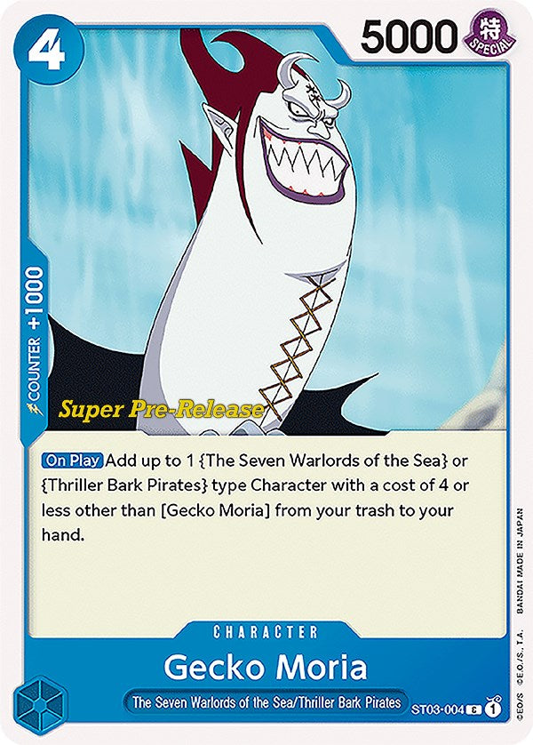 Gecko Moria [Super Pre-Release Starter Deck: The Seven Warlords of the Sea] | Good Games Adelaide SA