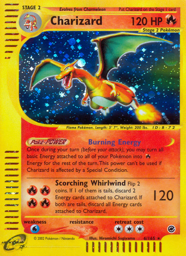 Charizard (6/165) [Expedition: Base Set] | Good Games Adelaide SA