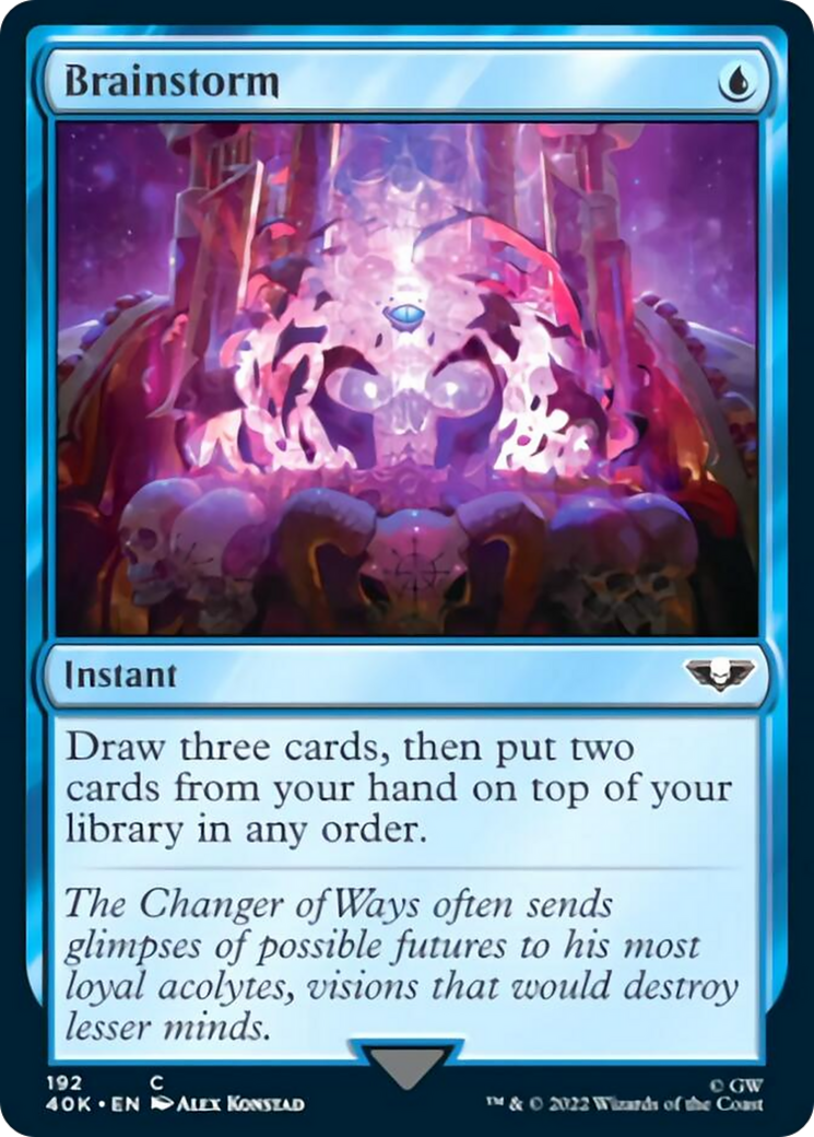 Brainstorm (Surge Foil) [Universes Beyond: Warhammer 40,000] | Good Games Adelaide SA