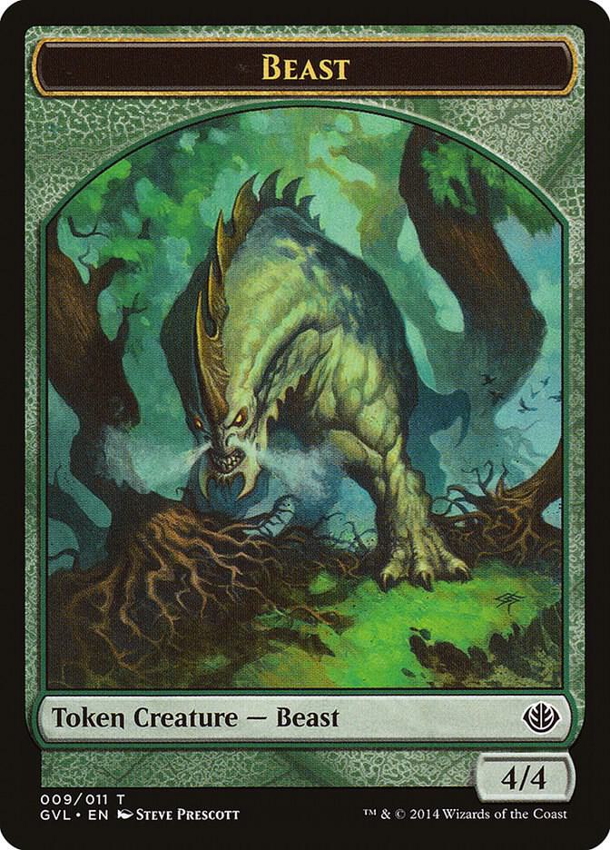 Beast Token 009 9 (Duel Decks: Anthology)  | Good Games Adelaide SA