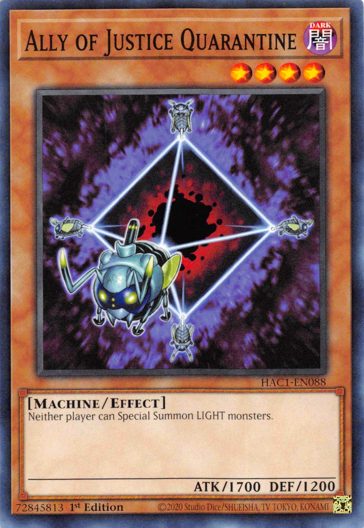 Ally of Justice Quarantine [HAC1-EN088] Common | Good Games Adelaide SA
