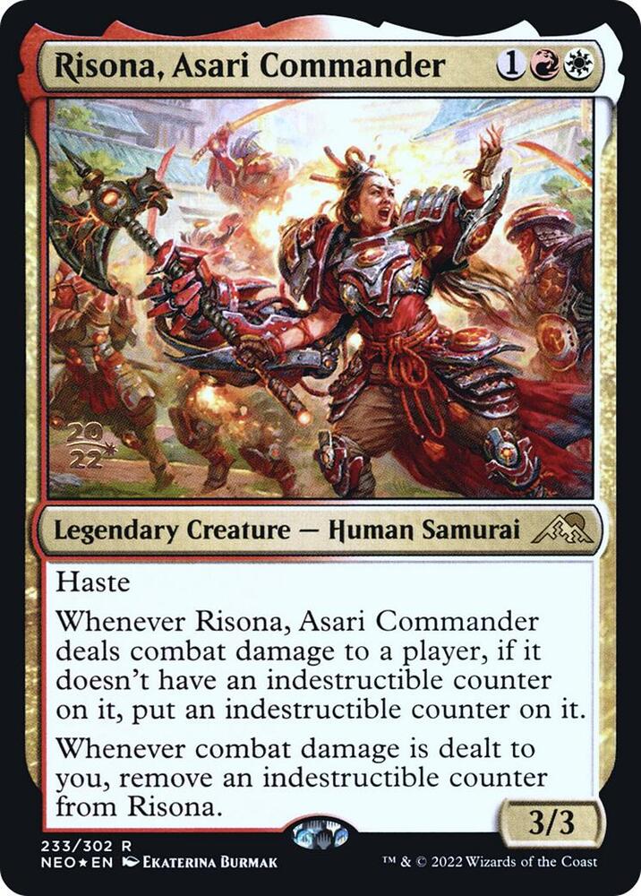 Risona Asari Commander 233 (Prerelease Cards)  - Foil | Good Games Adelaide SA