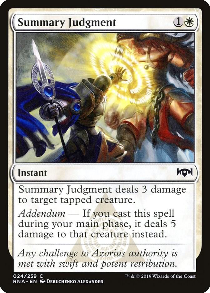 Summary Judgment 24 (Ravnica Allegiance)  - Foil | Good Games Adelaide SA