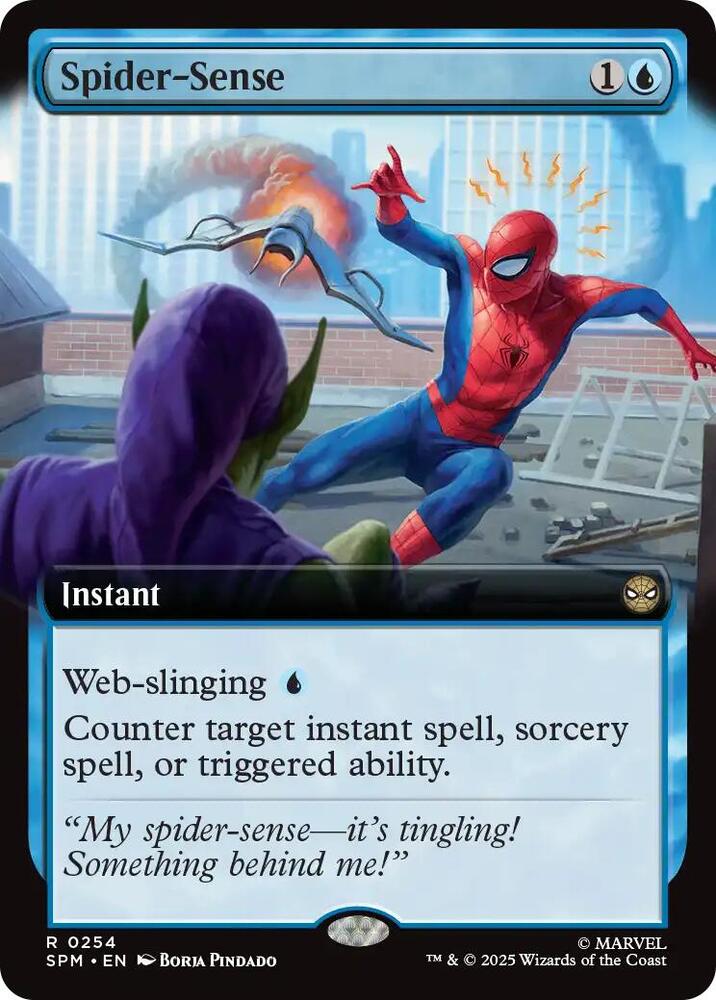 Spider-Sense 254/198 (Marvel's Spider-Man)  - Extended Art | Good Games Adelaide SA
