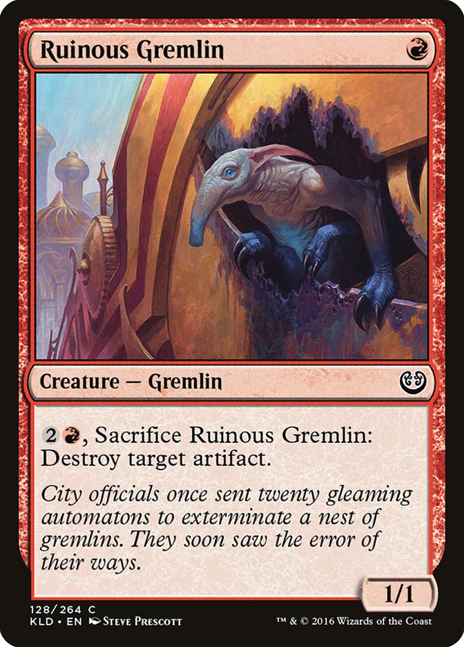 Ruinous Gremlin [Kaladesh] | Good Games Adelaide SA