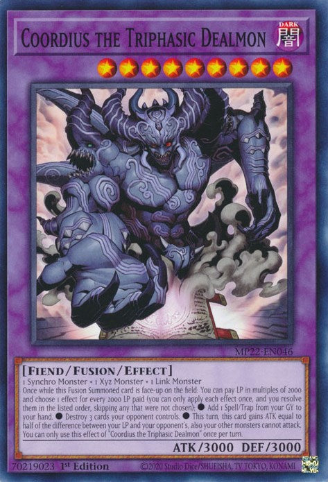Coordius the Triphasic Dealmon [MP22-EN046] Common | Good Games Adelaide SA