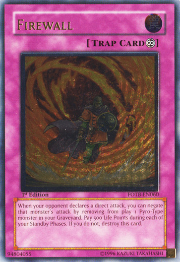 Firewall [FOTB-EN060] Ultimate Rare | Good Games Adelaide SA