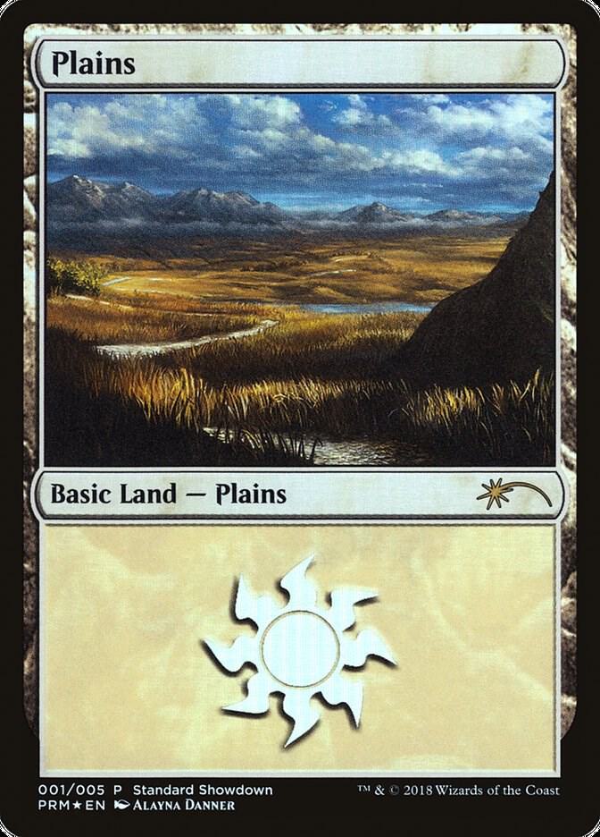 Plains 1 (Standard Showdown Promos)  - Foil | Good Games Adelaide SA