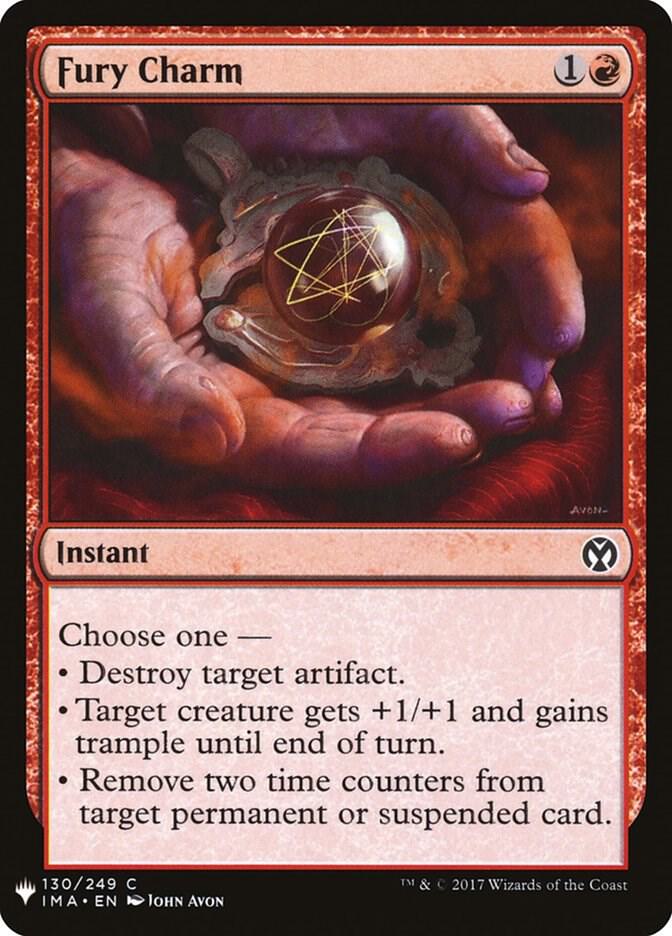 Fury Charm 130 (The List Reprints)  | Good Games Adelaide SA