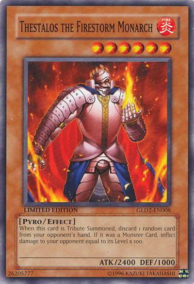 Thestalos the Firestorm Monarch [GLD2-EN008] Common | Good Games Adelaide SA