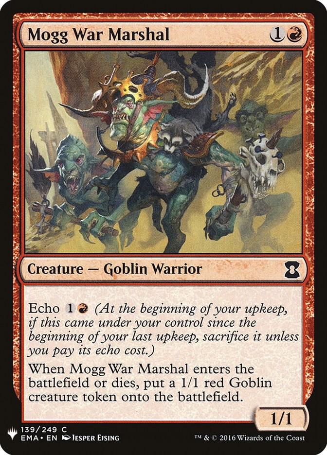 Mogg War Marshal 139 (The List Reprints)  | Good Games Adelaide SA