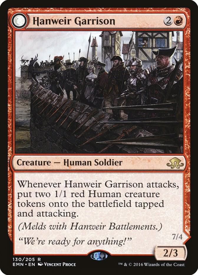 Hanweir Garrison 130 (Eldritch Moon)  - Foil | Good Games Adelaide SA