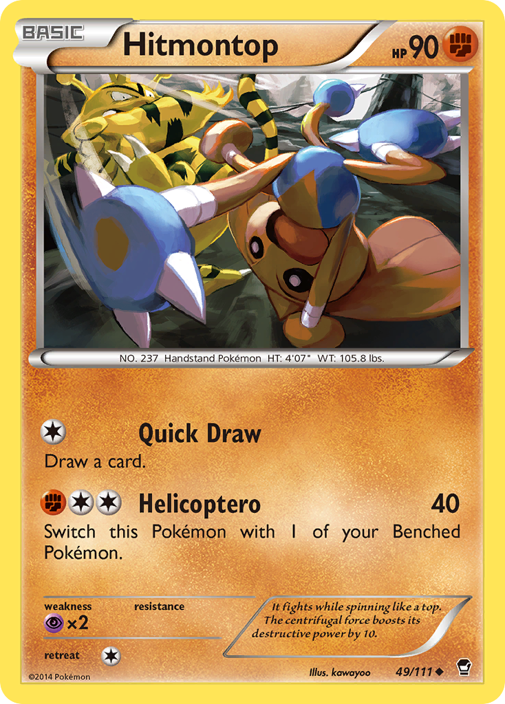 Hitmontop (49/111) [XY: Furious Fists] | Good Games Adelaide SA
