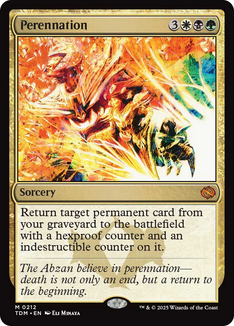 Perennation [Tarkir: Dragonstorm] | Good Games Adelaide SA