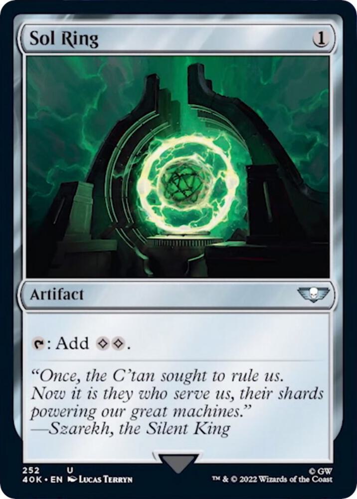 Sol Ring 252 Surge Foil 252 (Universes Beyond: Warhammer 40,000)  - Foil | Good Games Adelaide SA