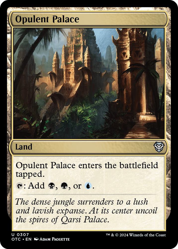 Opulent Palace 307 (Commander: Outlaws of Thunder Junction)  | Good Games Adelaide SA