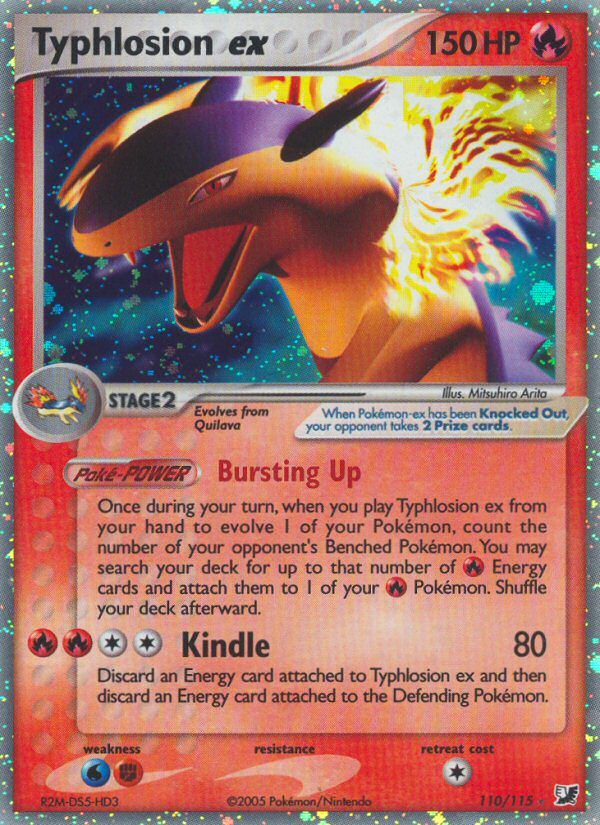 Typhlosion ex (110/115) [EX: Unseen Forces] | Good Games Adelaide SA