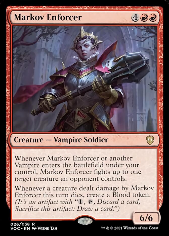 Markov Enforcer [Innistrad: Crimson Vow Commander] | Good Games Adelaide SA