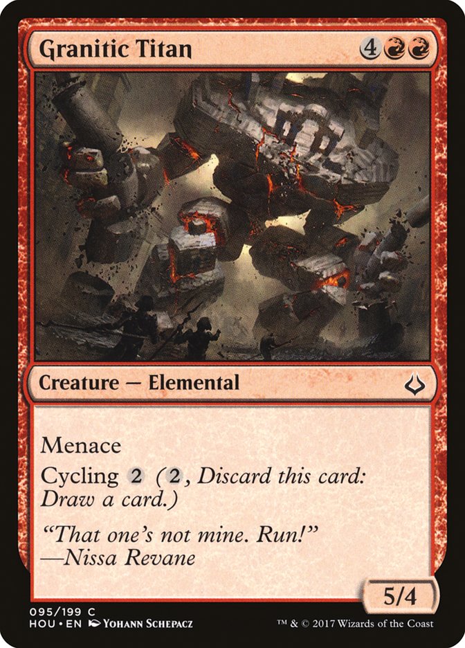 Granitic Titan 95 (Hour of Devastation)  - Foil | Good Games Adelaide SA