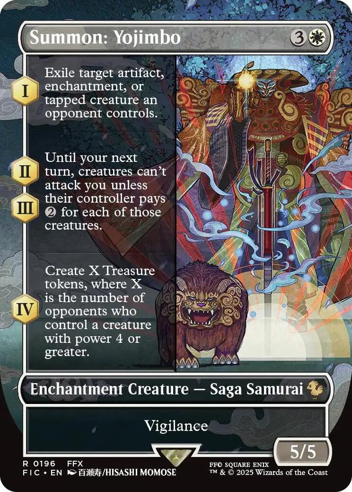Summon: Yojimbo 196 (Commander: FINAL FANTASY)  - Foil | Good Games Adelaide SA