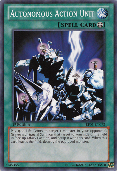 Autonomous Action Unit [BP01-EN073] Common | Good Games Adelaide SA