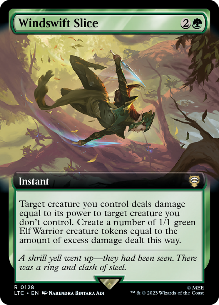Windswift Slice (Extended Art) [The Lord of the Rings: Tales of Middle-Earth Commander] | Good Games Adelaide SA