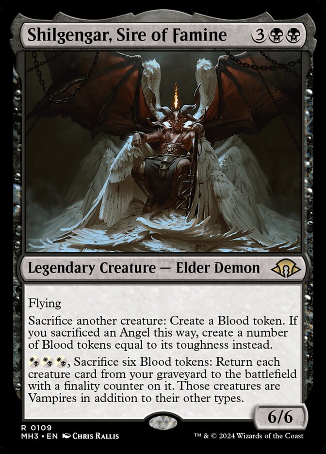 Shilgengar, Sire of Famine 109 (Modern Horizons 3)  - Foil | Good Games Adelaide SA